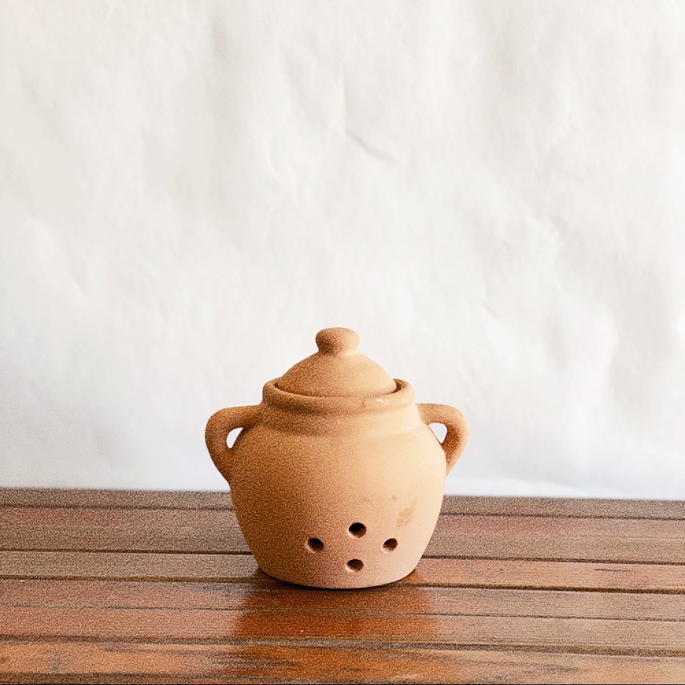 Vintage Small Terra Cotta Cooking Pot
